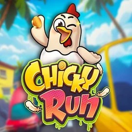 Chicky Run online game logo by PG Soft on spin-maya.eu
