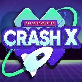 Crash X game by Turbo Games – logo hosted on SpinMaya Casino