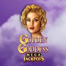 Golden Goddess Megajackpots slot logo by IGT at SpinMaya Casino